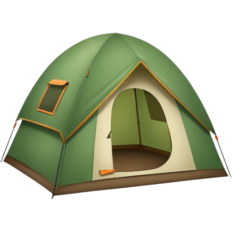 camping tent emoji