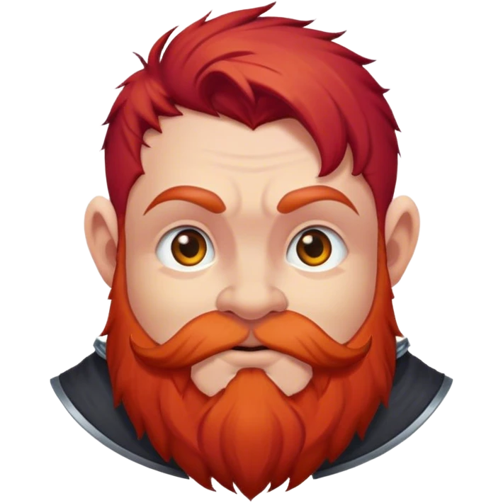 dwarf with red hair emoji