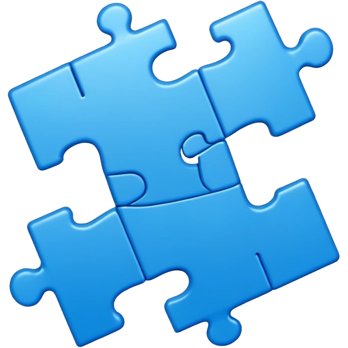 one single Puzzle Piece emoji