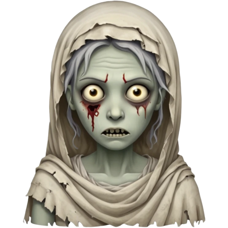 greek ancient zombie woman emoji