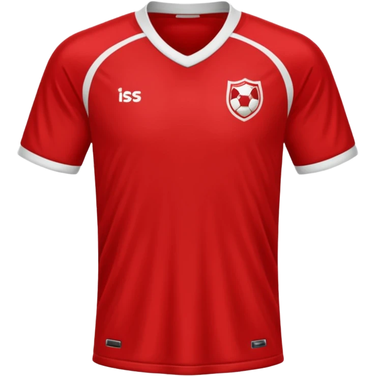 solid red soccer jersey emoji