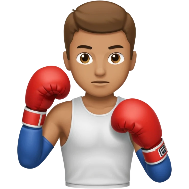 guy workout boxing  emoji