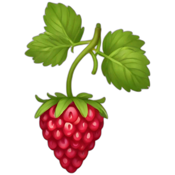 Fraise framboise myrtille emoji
