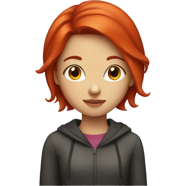 Girl with red hair  emoji