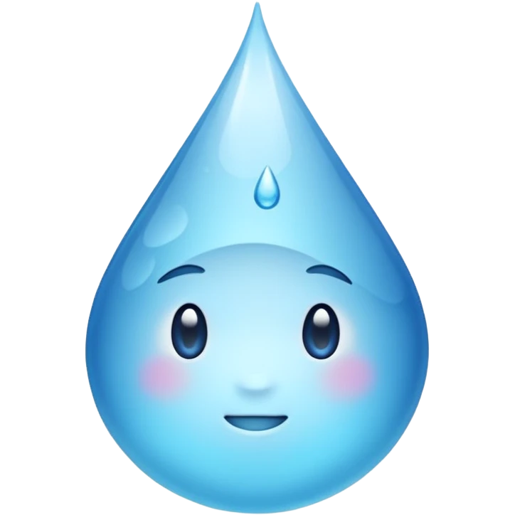 water falling on the ground emoji