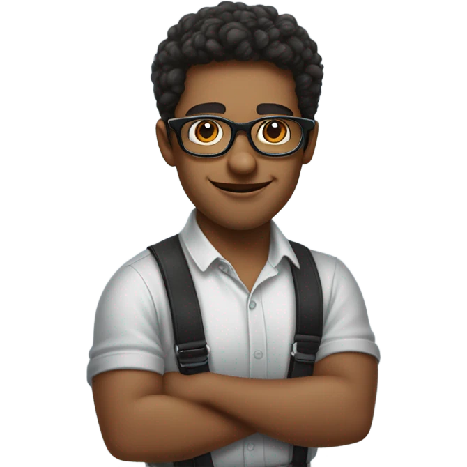 Nerd in love emoji