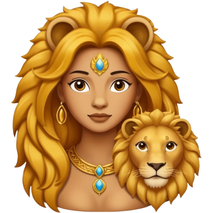 Leo woman zodiac emoji
