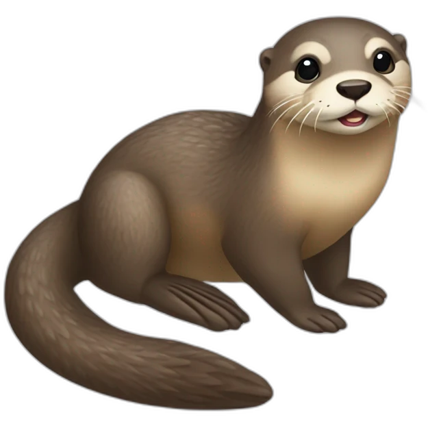 loutre qui s'appelle sanssans emoji