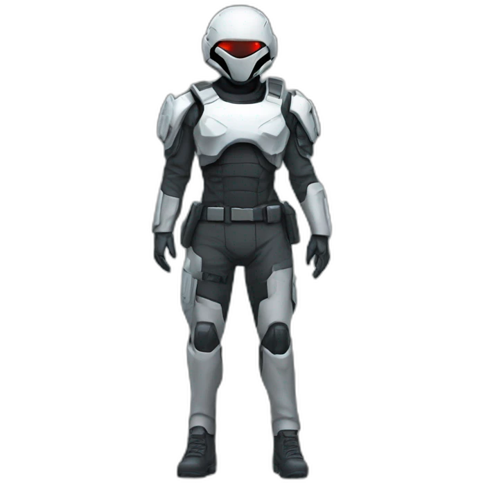 futuristic Phantom squad Infiltration armored pants ghost effect emoji