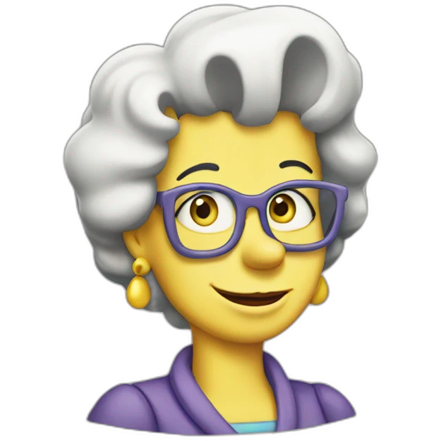 Marge simpson emoji