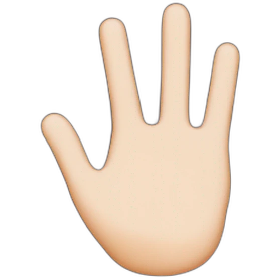 You hand emoji