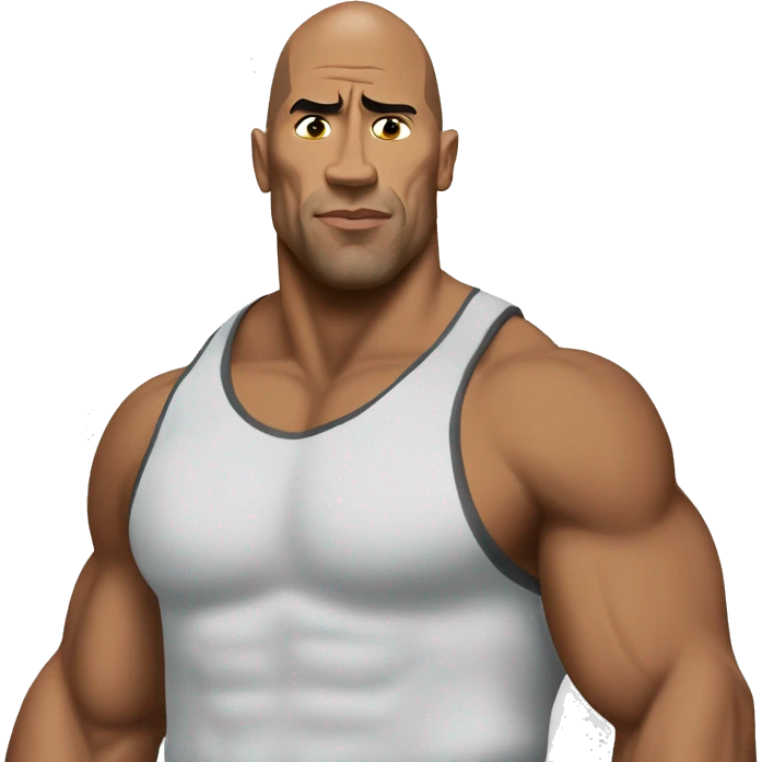 The rock sigma emoji