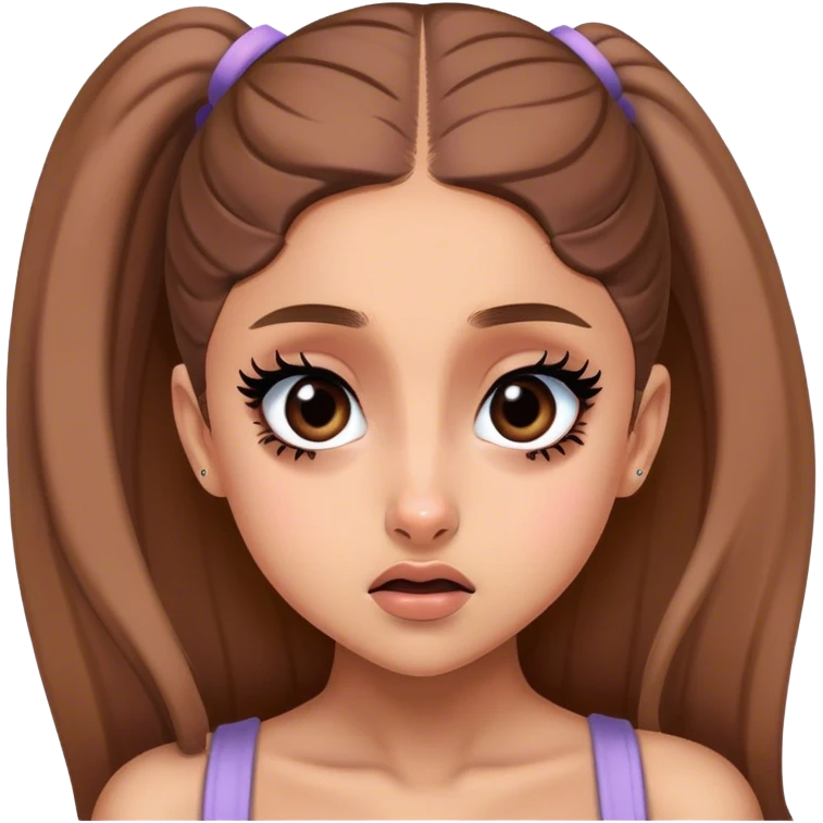Ariana grande rolling her eyes  emoji