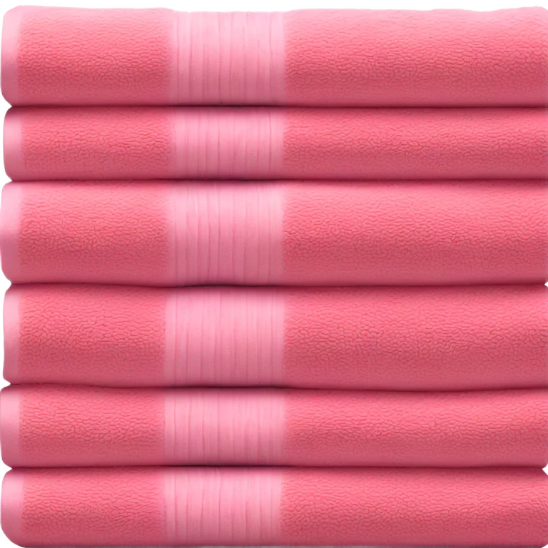 pink variety stack of towels emoji