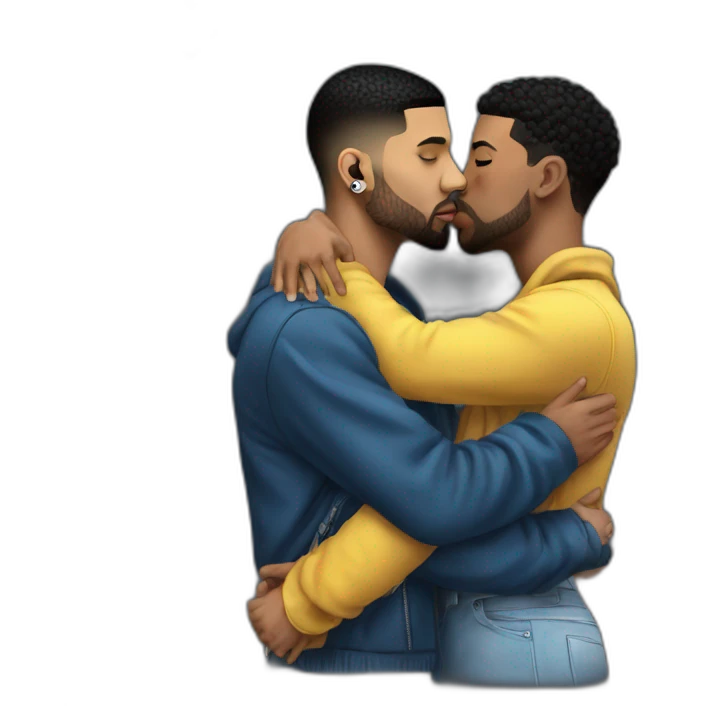drake kissing 21 savage emoji