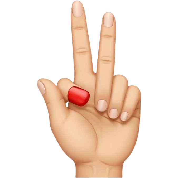 Middle finger  emoji