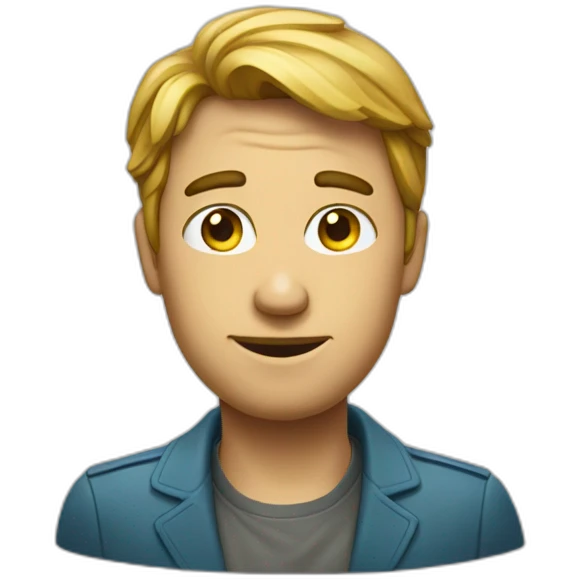 Un homme pomme emoji