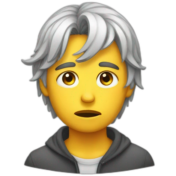 Triste emoji