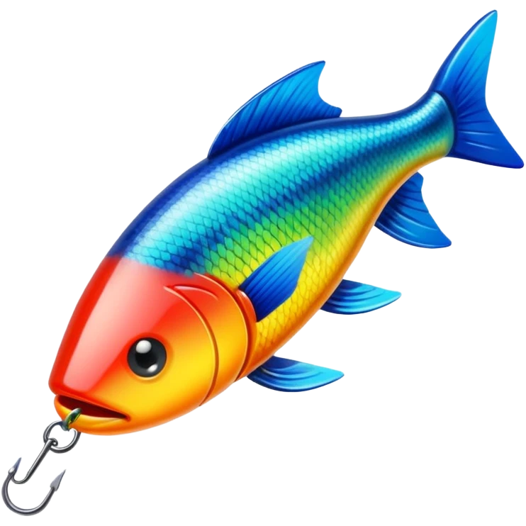 fake bait fishing emoji