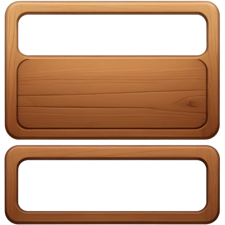 Nameplate : N/A brown and white emoji