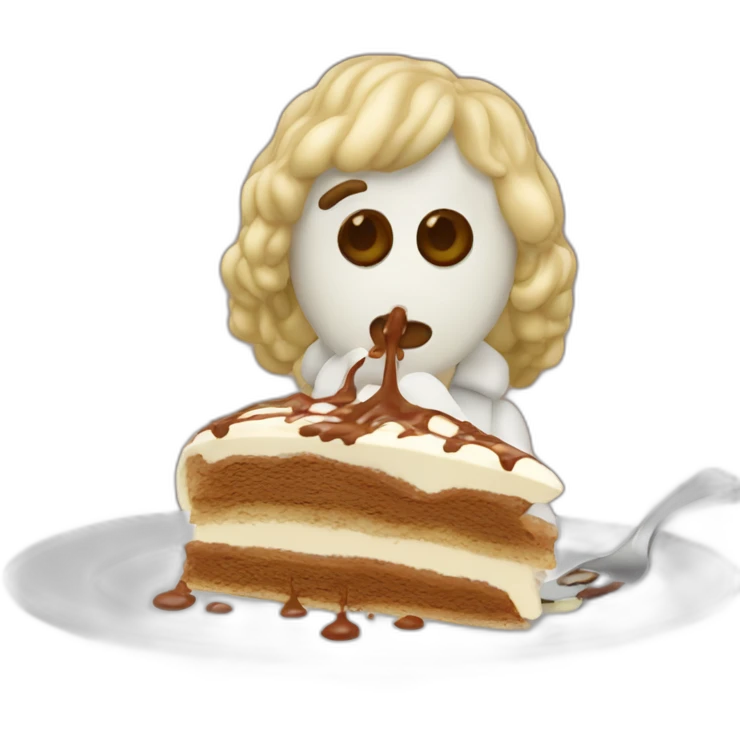 predo pascal eating tiramisu emoji