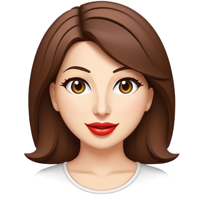 Cinematic Realistic Nancy Ajram Pop Culture Emoji, depicted with a charismatic modern portrayal of the celebrated singer rendered with crisp detail and energetic lighting. emoji