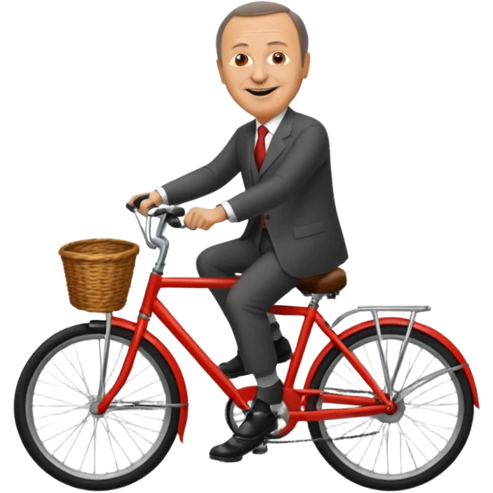 Bisiklet süren Erdoğan  emoji
