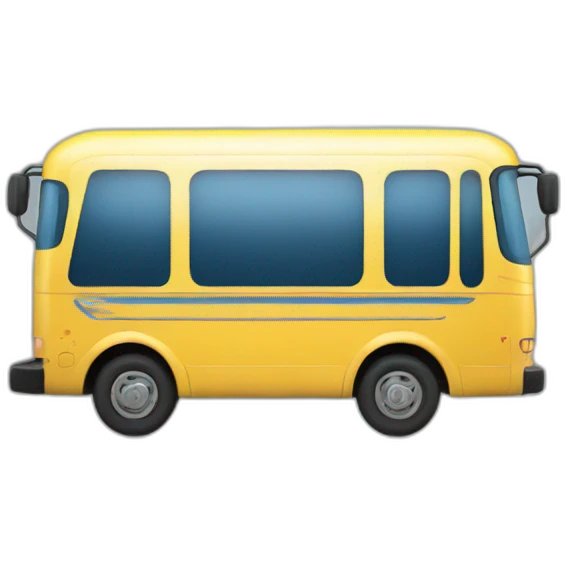 a wifi communication on a bus emoji