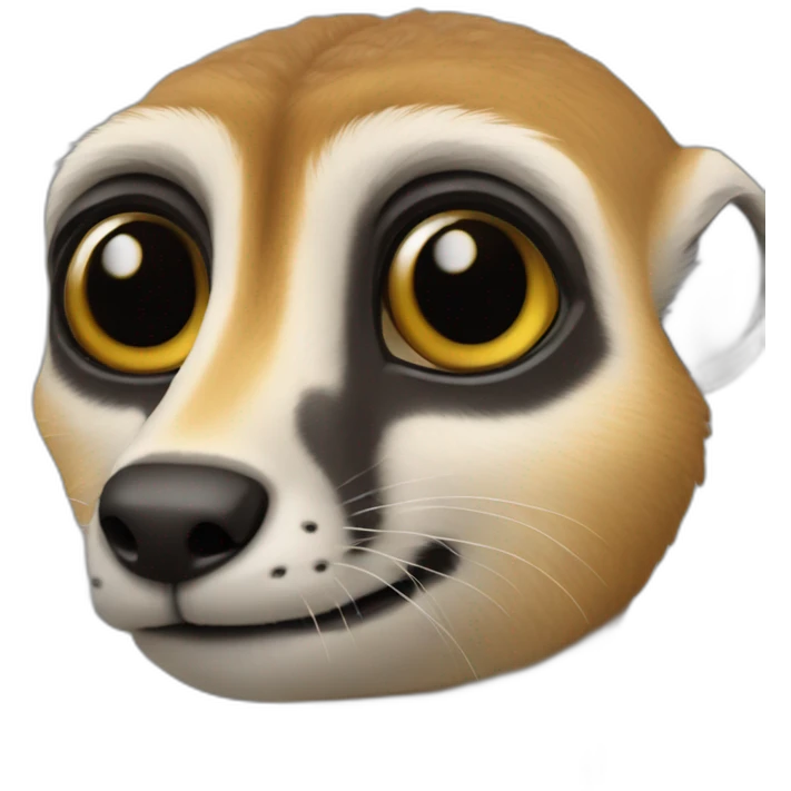 Suricate sur phacochère emoji