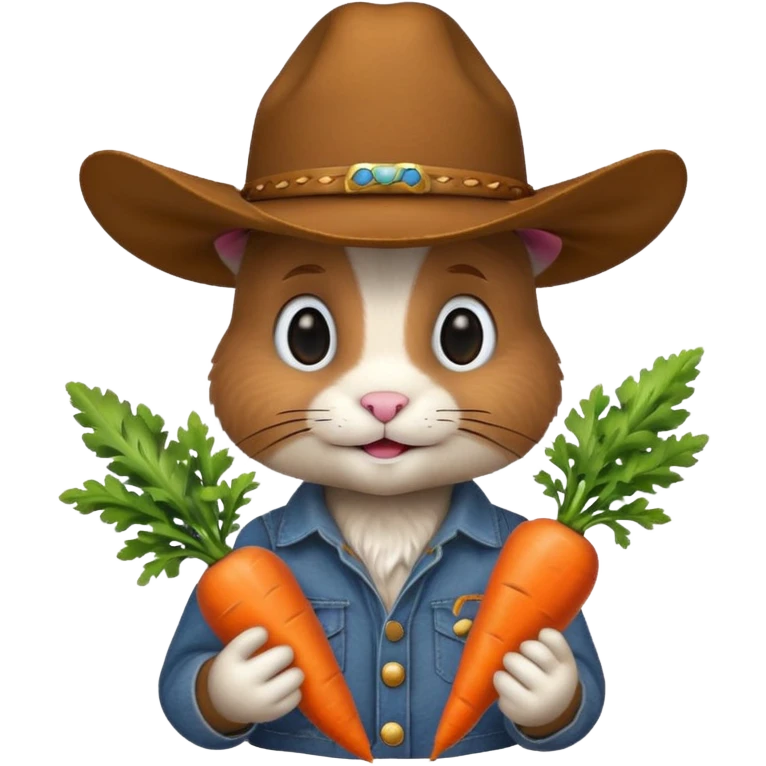 Cowboy bunny emoji