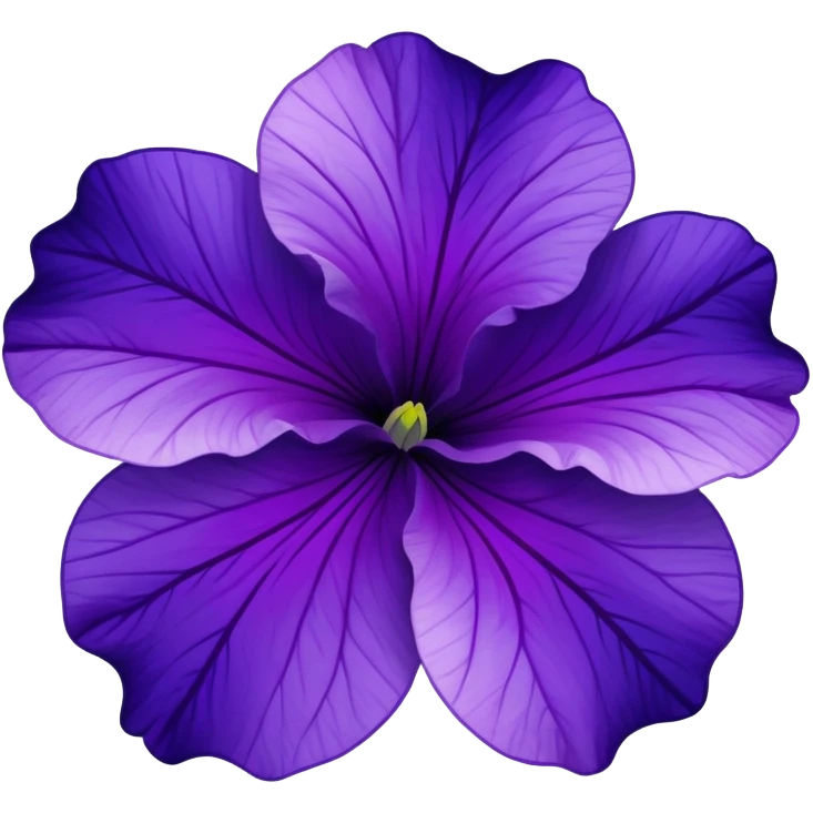 Purple-Violet-Indigo-Purple-Gradient Petunia  emoji