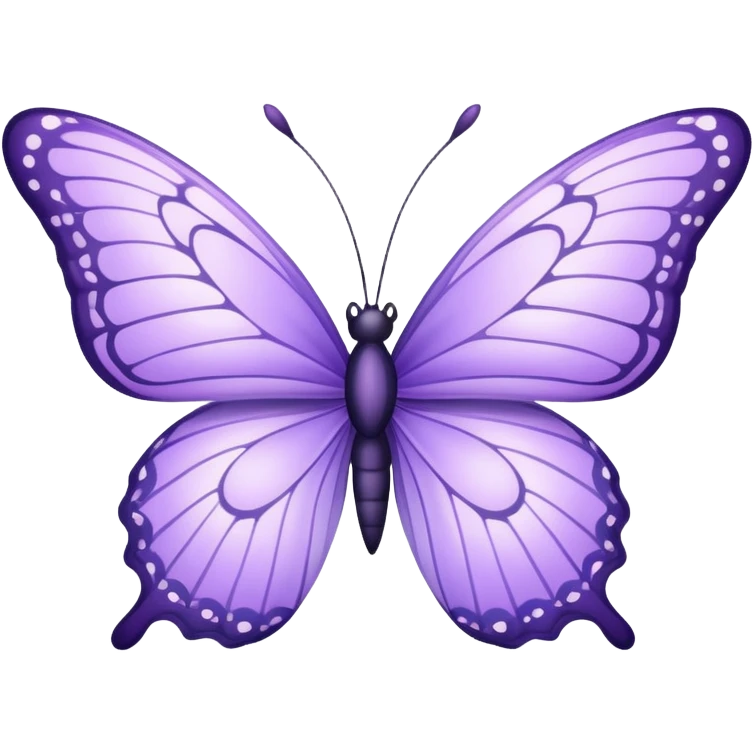 Lavender butterflies  emoji