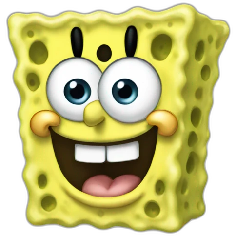 spongebob neutral emoji