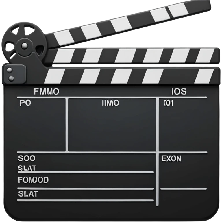 film slate emoji