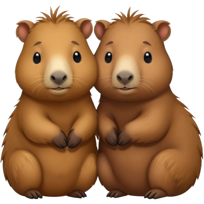 capybara love emoji