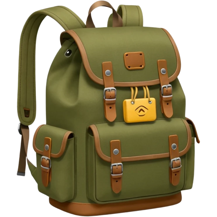 backpack front view storage emoji
