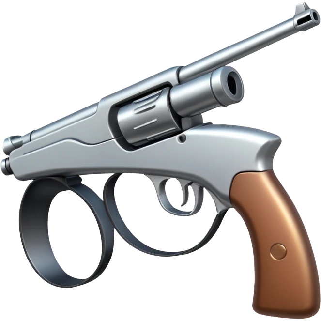 gun with a bow  emoji