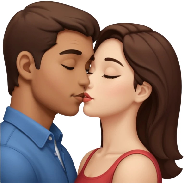 Un mossieur et une dame qui baise emoji