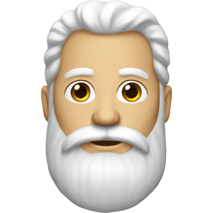 white long beard emoji