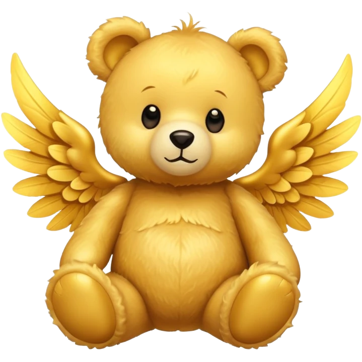yellow teddy with wings emoji