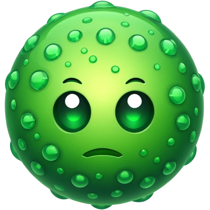 green virus emoji