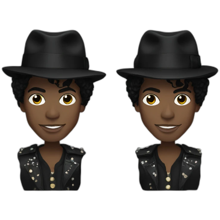 Michael jackson black emoji