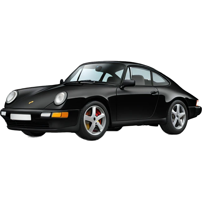 Black porsche emoji