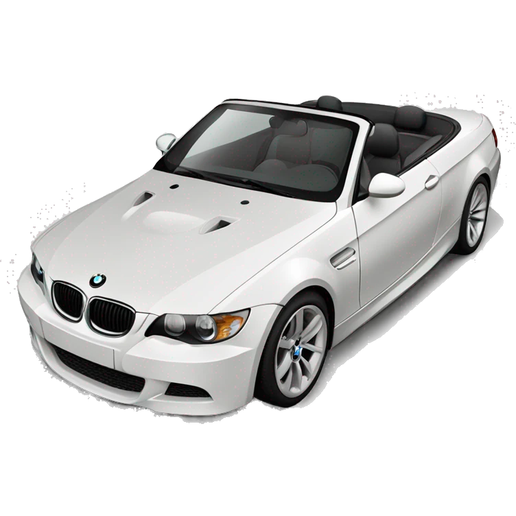 bmw e93 cabrio white emoji