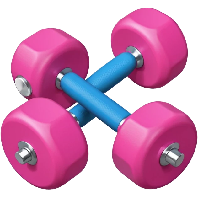 pink mini dumbbell emoji