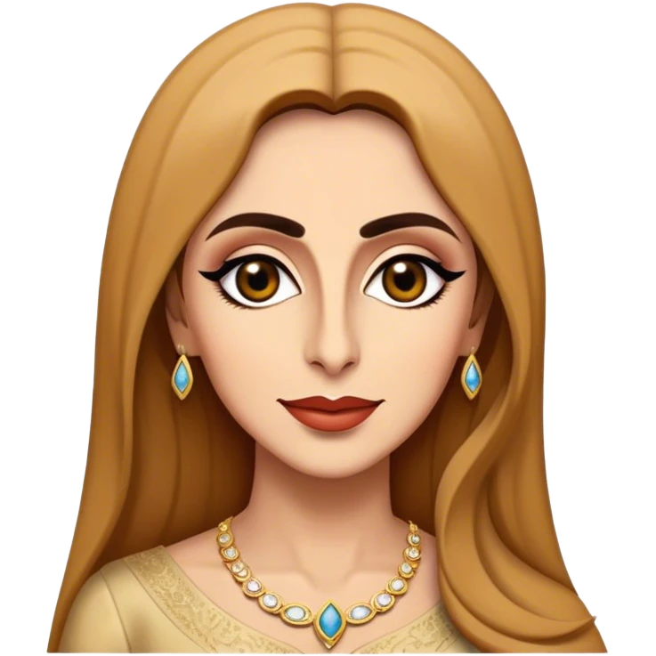 Cinematic Realistic Fairuz Portrait Emoji, depicted as an iconic Lebanese singer with graceful soulful expression and elegant attire, rendered with lifelike textures and warm radiant lighting that captures her timeless musical allure. emoji
