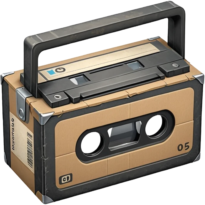 Old videotape box  emoji