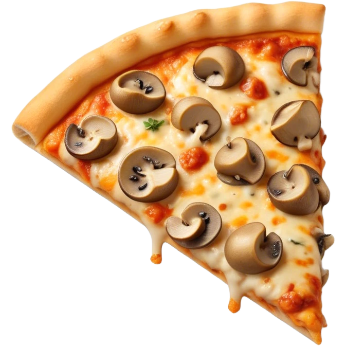 Chicken mushroom pizza emoji