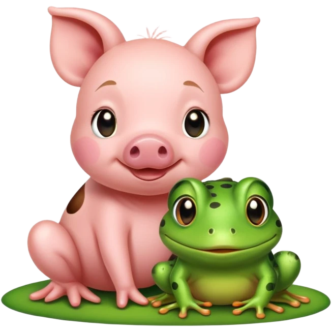 piglet frogy  emoji