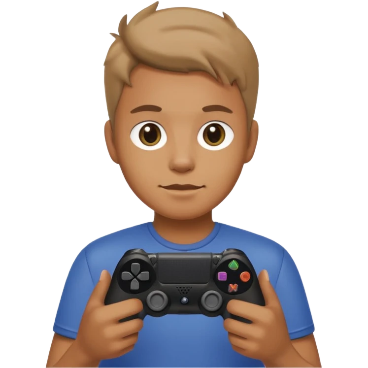 cat homme-avec-manette-ps4- emoji